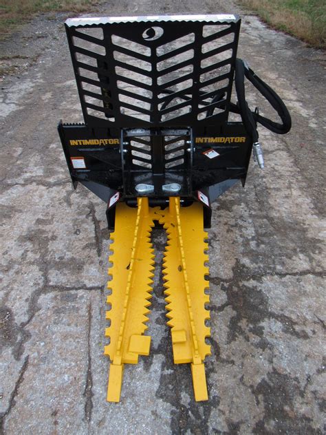 skid steer post pounder puller|intimidator tree puller for sale.